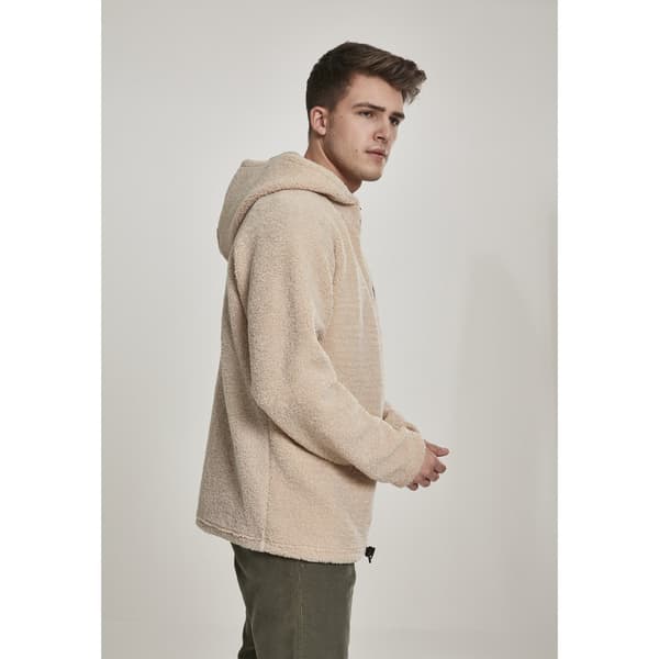 Urban Classics Hætte Lynlås Hætte Lynlås Parka Beige M Mand