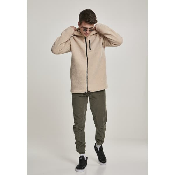 Urban Classics Hætte Lynlås Hætte Lynlås Parka Beige M Mand