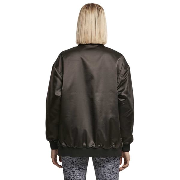 Urban Classics Bomberjakke Oversized Satin Sort M Kvinde