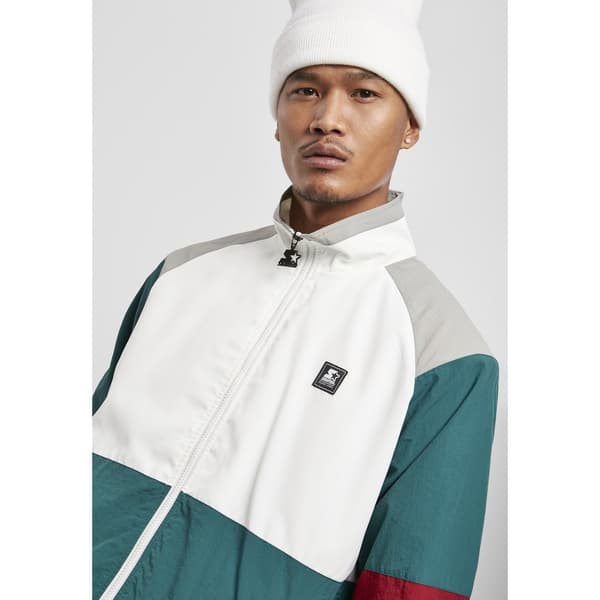 Urban Classics Jakke Starter Color Block Retro Grøn 2XL Mand
