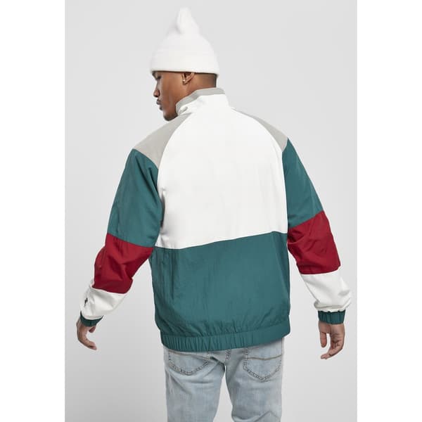 Urban Classics Jakke Starter Color Block Retro Grøn 2XL Mand