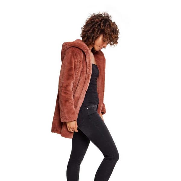 Urban Classics Frakke Teddy Rosa 3XL Kvinde
