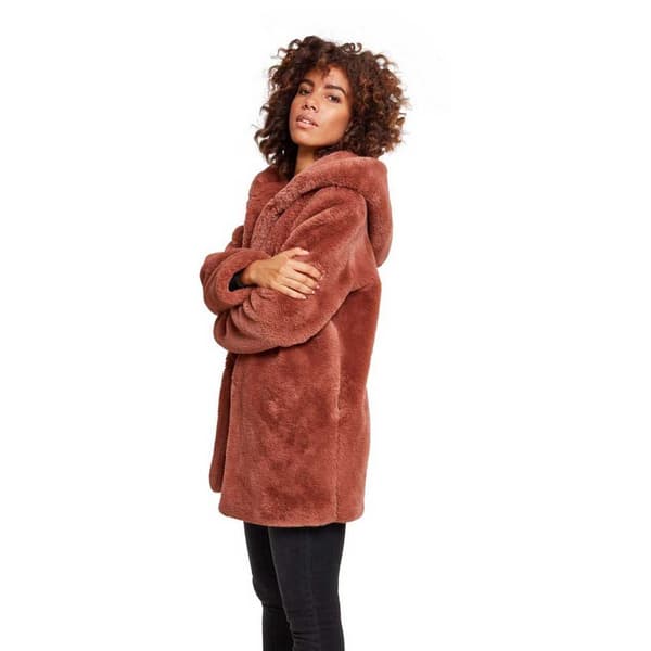 Urban Classics Frakke Teddy Rosa 3XL Kvinde