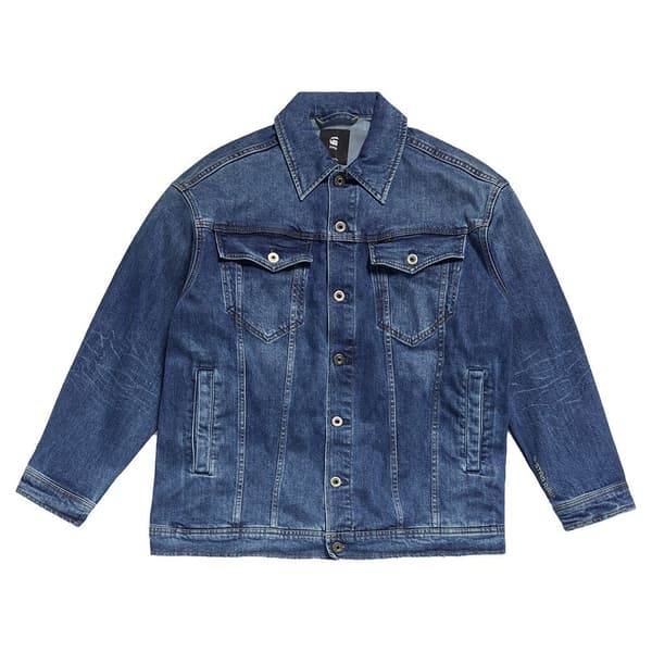 G-star Denimjakke Oversized Blå XS Kvinde