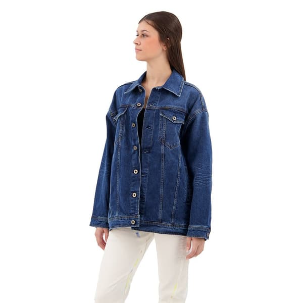 G-star Denimjakke Oversized Blå XS Kvinde