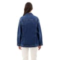 Miniatyrbillede 2 af 6: G-star Denimjakke Oversized Blå XS Kvinde