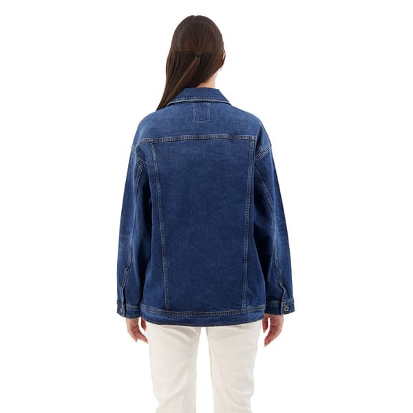 G-star Denimjakke Oversized Blå XS Kvinde