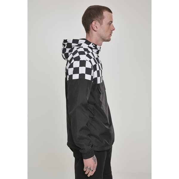 Urban Classics Blok Pull Over Parka Sort L Mand