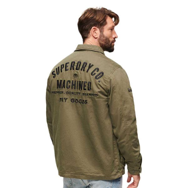 Superdry Jacka Military M65 Emb Grönt S Man