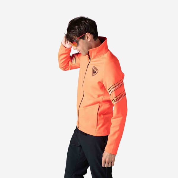 Rossignol Full Dragkedja Fleece Classique Hero Clim Orange XL Man