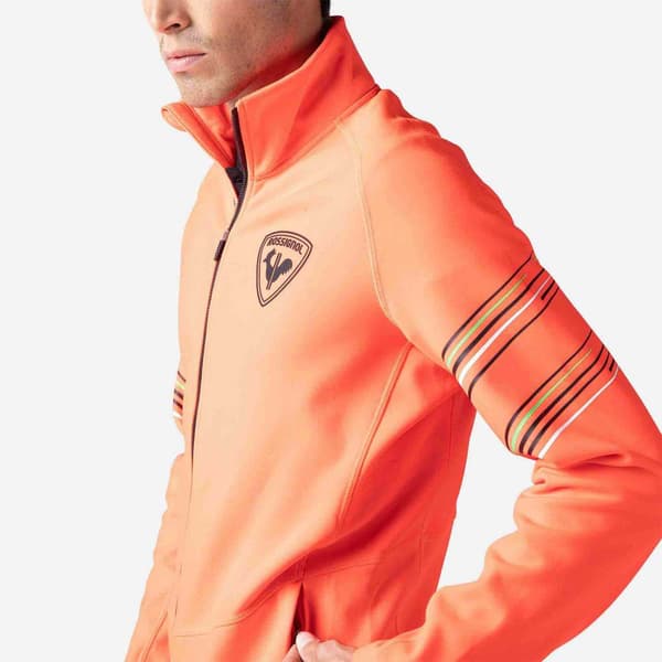 Rossignol Full Dragkedja Fleece Classique Hero Clim Orange XL Man