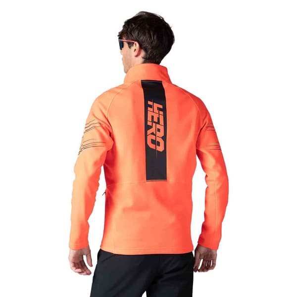 Rossignol Full Dragkedja Fleece Classique Hero Clim Orange XL Man