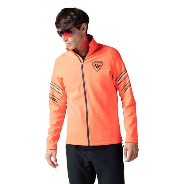 Rossignol Full Dragkedja Fleece Classique Hero Clim Orange XL Man
