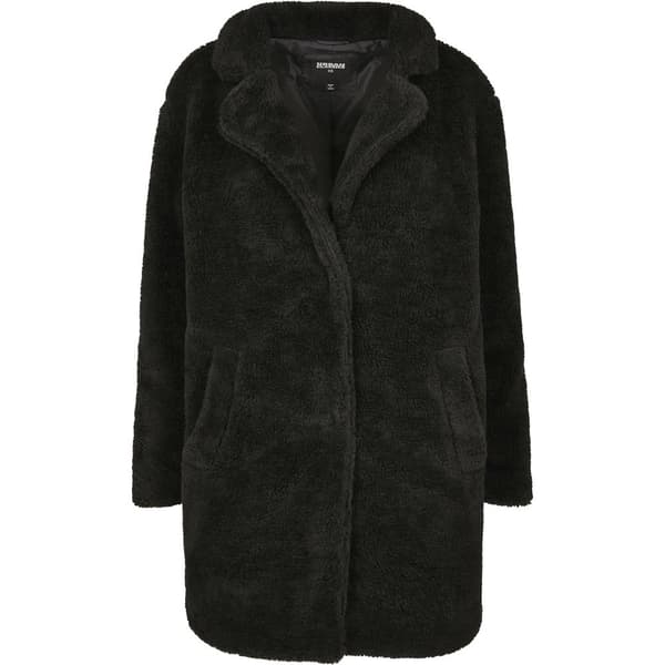 Urban Classics Parka Oversized Sherpa Gt Sort 3XL Kvinde