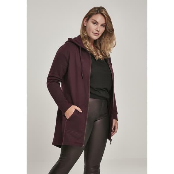 Urban Classics Parka Sweat Gt Rød 5XL Kvinde
