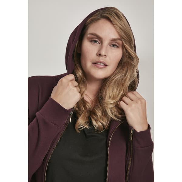 Urban Classics Parka Sweat Gt Rød 5XL Kvinde