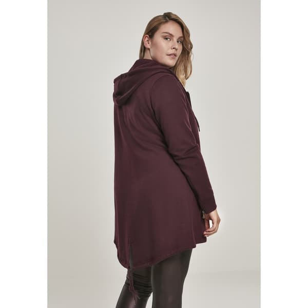 Urban Classics Parka Sweat Gt Rød 5XL Kvinde