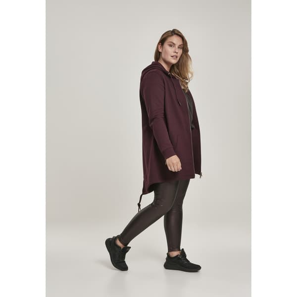 Urban Classics Parka Sweat Gt Rød 5XL Kvinde