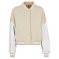 Miniatyrbillede 3 af 4: Urban Classics Jakke Oversized 2 Tone College Terry Beige S Kvinde