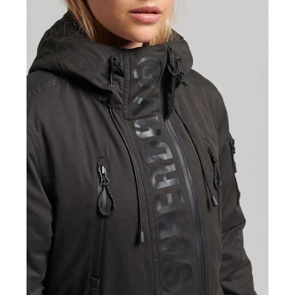 Superdry Jacka Ultimate Microfibre Wind Svart S Kvinna