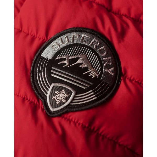 Superdry Pufferjacka Fuji Longline Röd XS Kvinna
