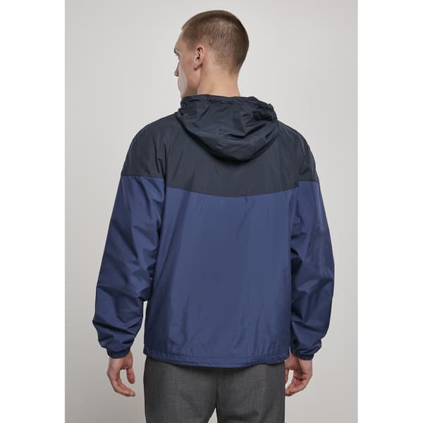 Urban Classics Jakke Classics 2-tone Tech Windrunner Blå M Mand