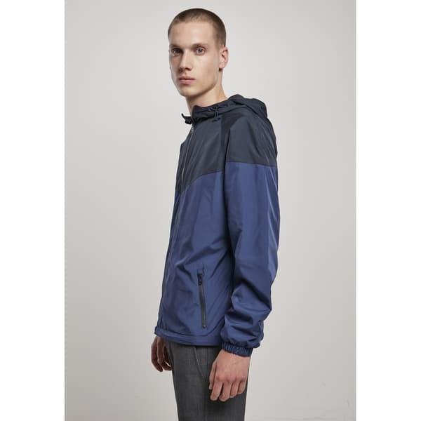 Urban Classics Jakke Classics 2-tone Tech Windrunner Blå M Mand
