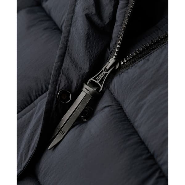 Superdry Pufferjacka Faux Fur Blå S Kvinna