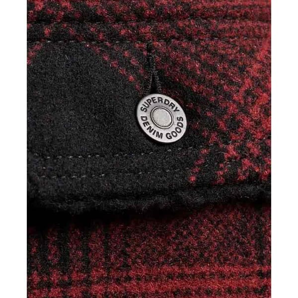 Superdry Täcka Merchant Wool Chore Röd 2XL Man