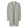 Miniatyrbillede 3 af 6: Selected Lang Cardigan Lulu New Grå L Kvinde