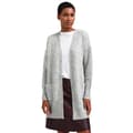 Miniatyrbillede 1 af 6: Selected Lang Cardigan Lulu New Grå L Kvinde
