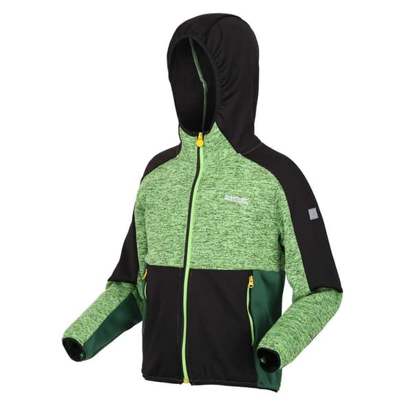 Regatta Fleece Med Fuld Lynlås Dissolver Vii Grøn 3-4 Years