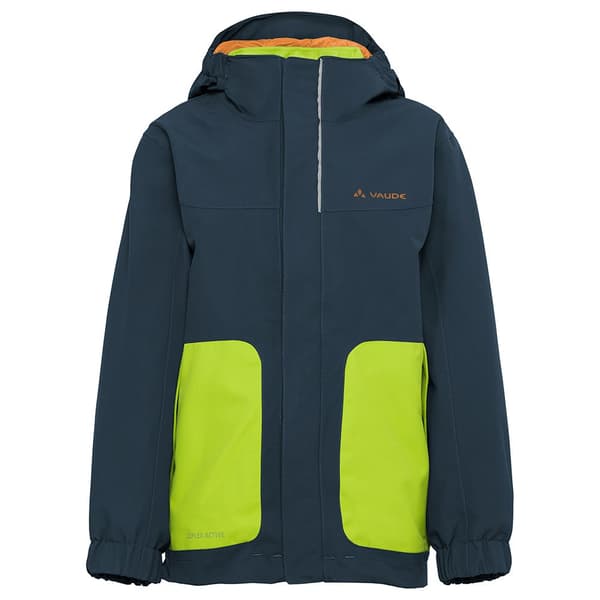 Vaude Junior Hood Jacka Campfire 3 In 1 Iv Blå 122-128 cm Pojke