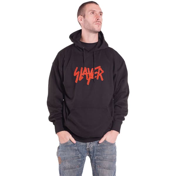 Slayer Slatanic Band Logo Pullover Hoodie Black S