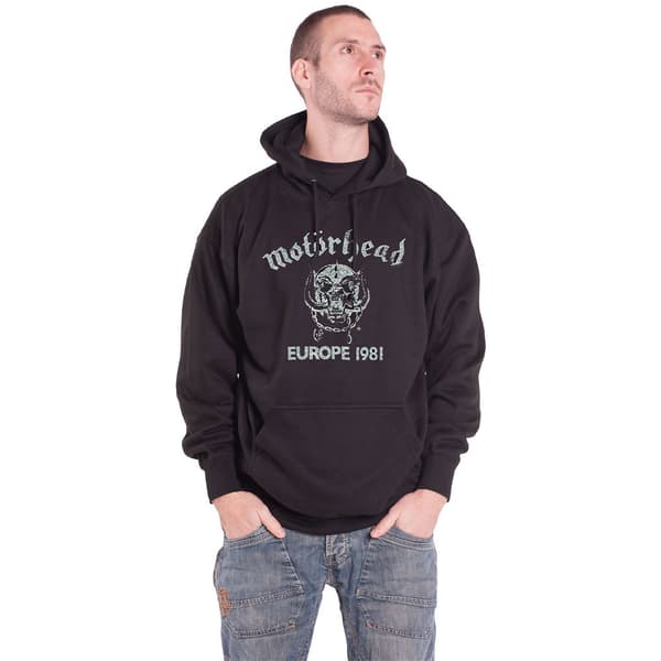Motorhead Europe 81 Pullover Hoodie