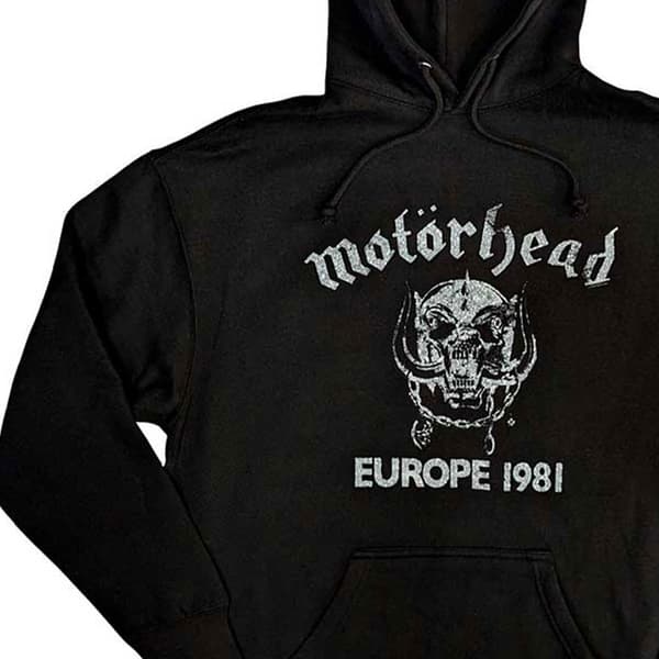 Motorhead Europe 81 Pullover Hoodie