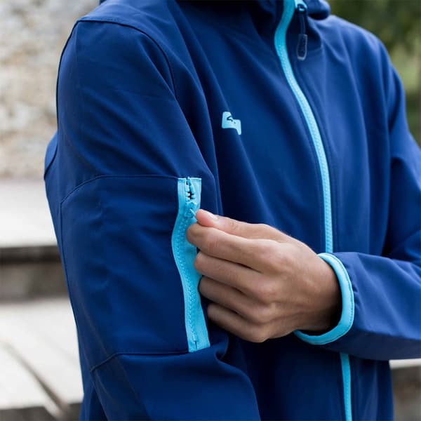 42k Running Jakke Softshell Blå XL Mand