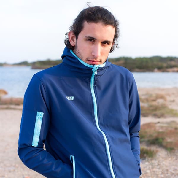 42k Running Jakke Softshell Blå XL Mand