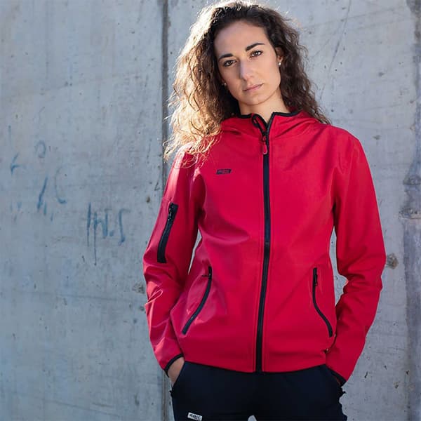 42k Running Takki Softshell Punainen 2XL Mies