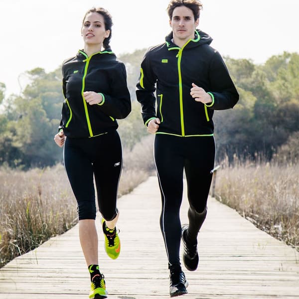 42k Running Jacka Softshell Svart XL Kvinna