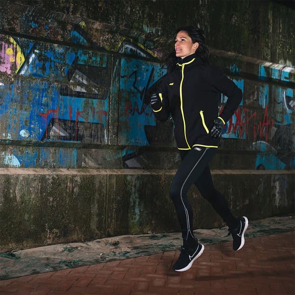 42k Running Jacka Softshell Svart XL Kvinna