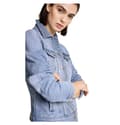 Miniatyrbild 5 av 5: Salsa Jeans Trucker Jacka Slim Fit Blå S Kvinna
