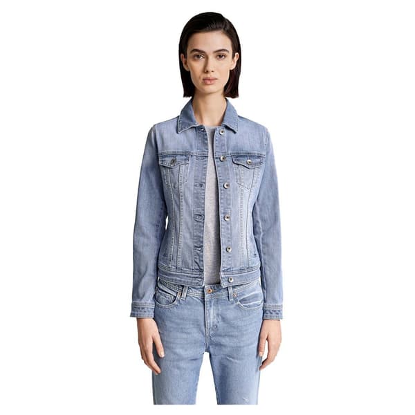Salsa Jeans Trucker Jacka Slim Fit Blå M Kvinna