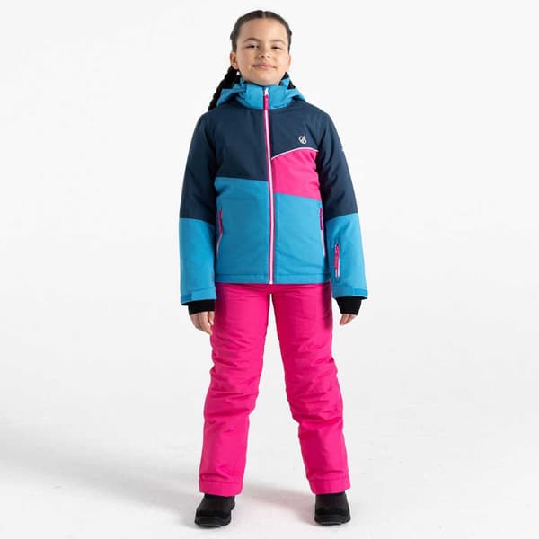 Dare2b Junior Hættejakke Steazy Blå,Rosa 11-12 Years Dreng