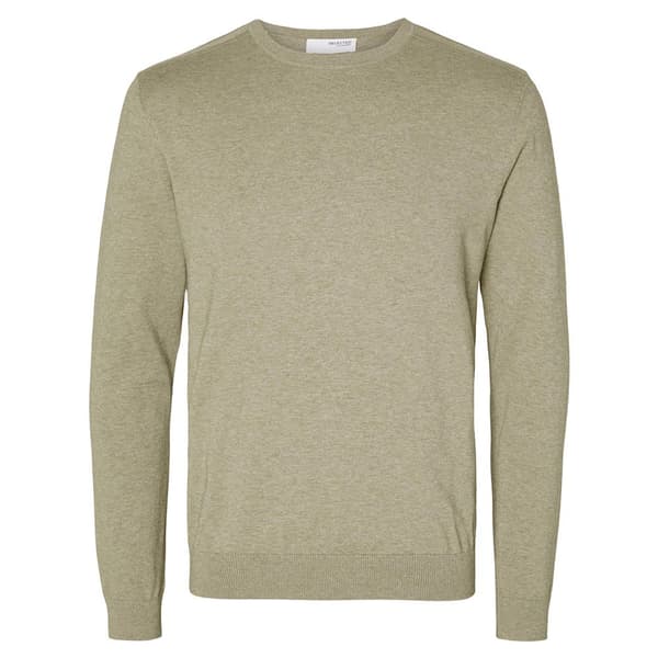 Selected Besætning Hals Sweater Berg Grøn M Mand