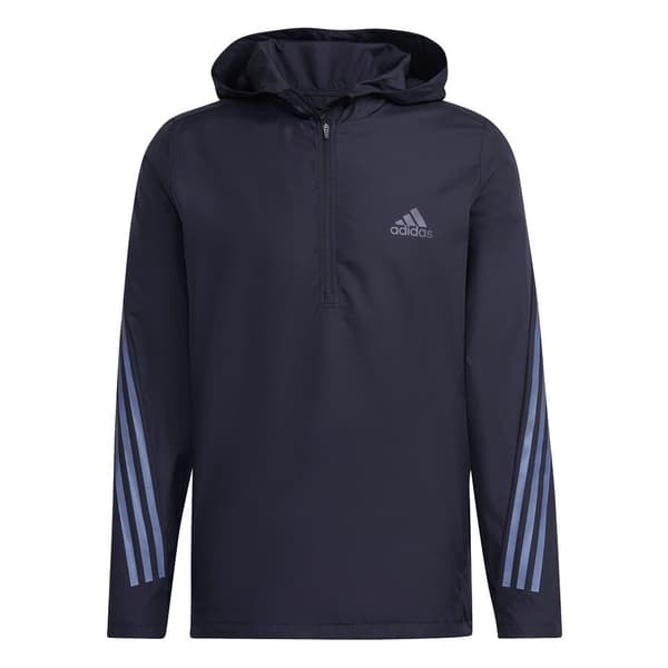Adidas Jakke Run Icons 3 Stripes Blå XS Mand
