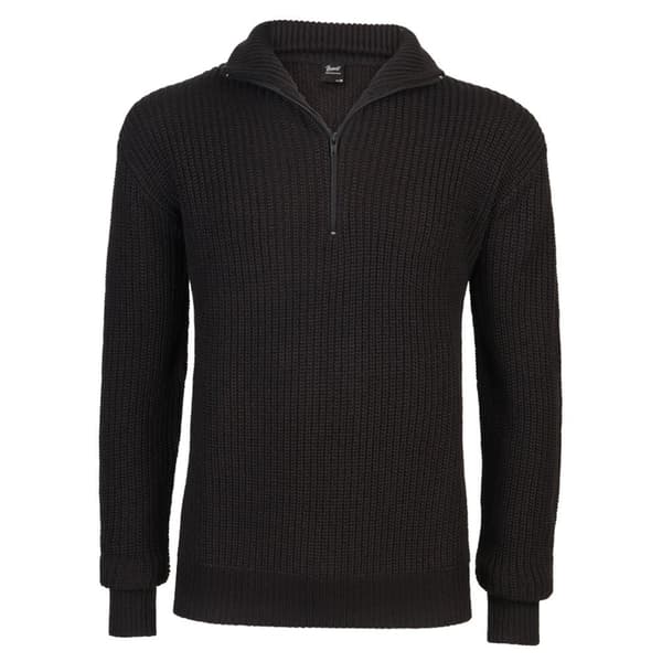 Brandit Sweater Marine Troyer Sort 4XL Mand