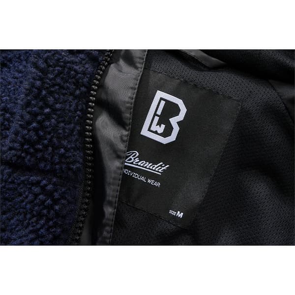 Brandit Jakke Teddy Worker Blå 2XL Mand