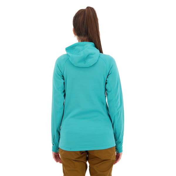 Black Diamond Full Dragkedja Fleece Coefficient Blå S Kvinna