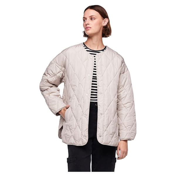 Pieces Takki Stella Quilted Beige XS Nainen